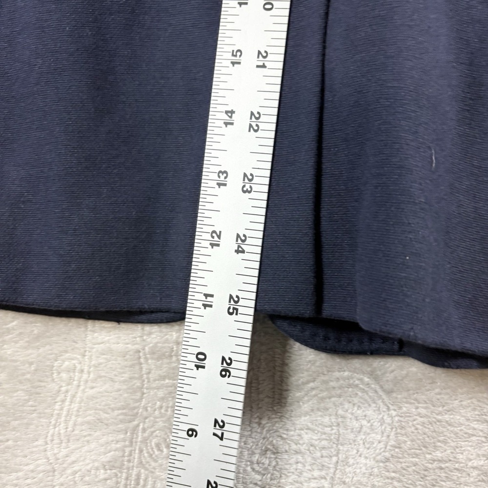 Talbots Aberdeen Blazer Jacket Plus Petite 16 Navy Blue Knit Academia Career - Picture 6 of 9